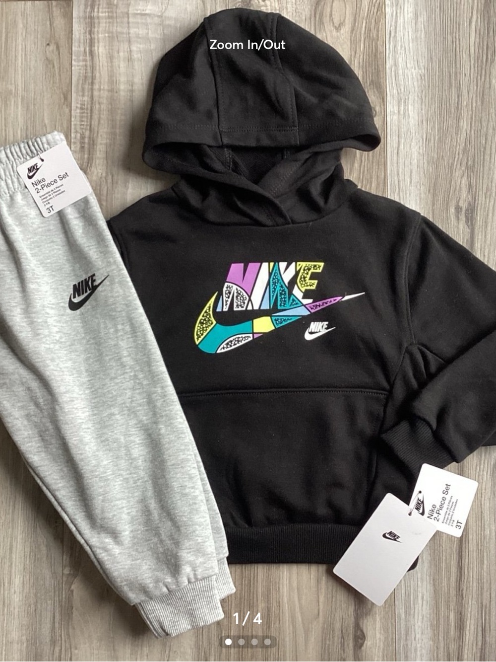 Nike Hoodie & Joggers set toddler boy size 3T(NWT) ~PRICE FIRM, NO OFFERS~
